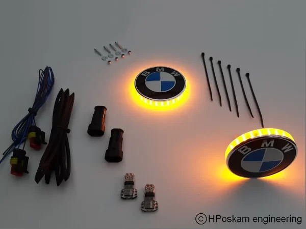 Φωτιζόμενα σήματα HPOSKAM LED 70 μμ (σετ) μόνο πορτοκαλί φως