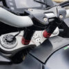 Αποστάτες τιμονιού CNC RACING DUCATI MULTISTRADA V4 (Κόκκινο χρώμα) - Image 3