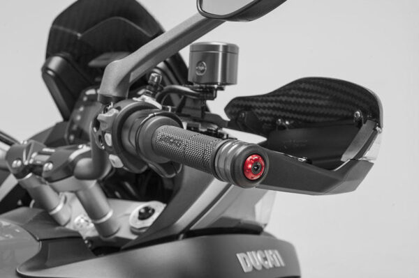 Αντίβαρα τιμονιού CNC RACING για DUCATI MULTISTRADA V4 (Κόκκινο χρώμα) - Image 2