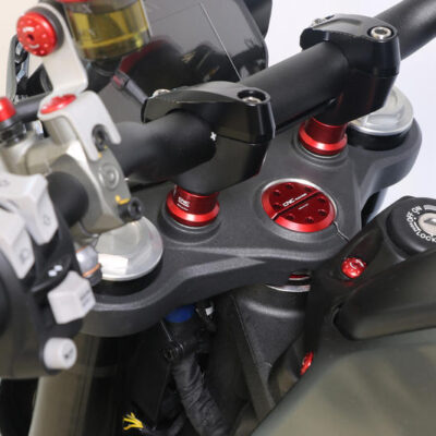 Παξιμάδι τιμονιού CNC RACING για DUCATI MULTISTRADA (κόκκινο χρώμα)